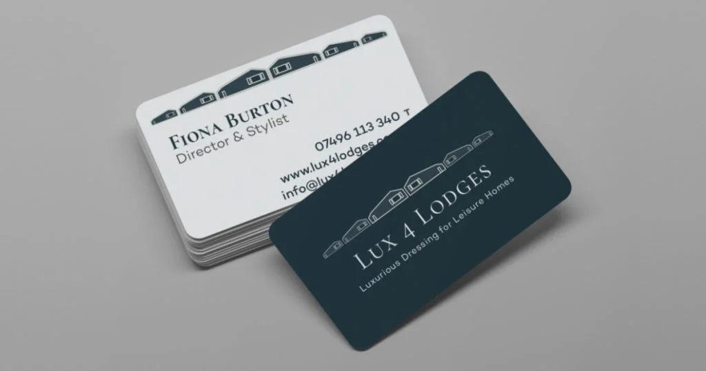 Print and Web Design Skipton 3 Lux 4 Lodges Cards